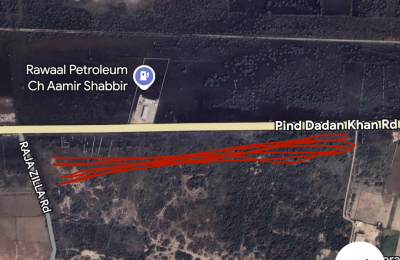 16 kanal land with 115 foot front on lilah Jehlum
